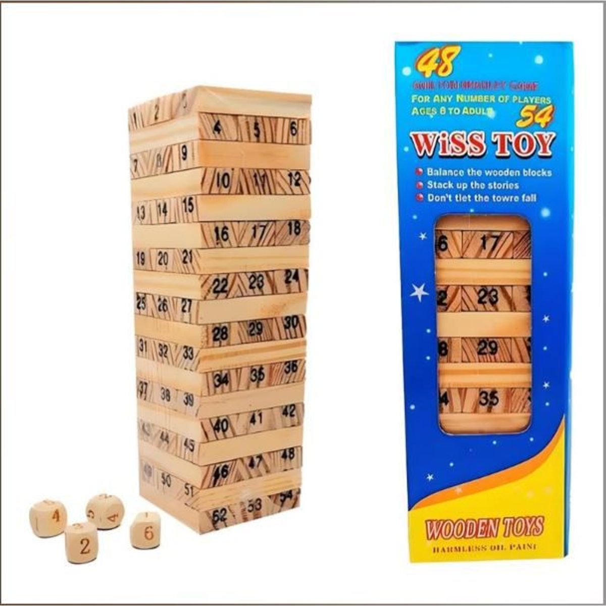 GENERICO - JENGA  JUEGO DE BLOQUES