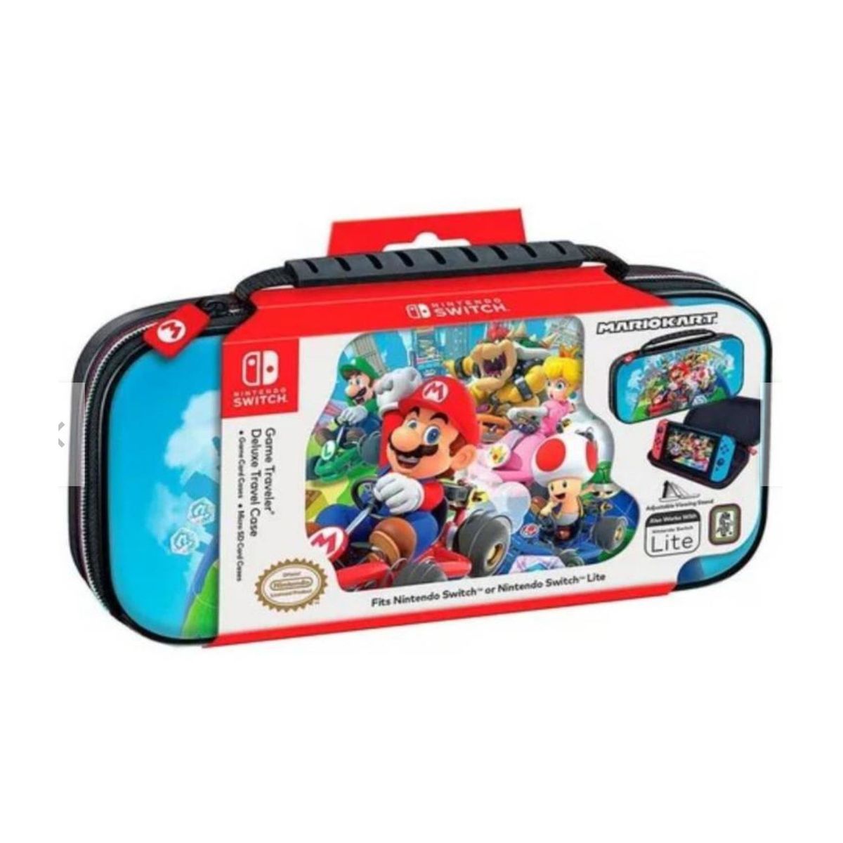 NINTENDO - Estuche Game Traveler Deluxe Travel Mario Kart Bag Switch
