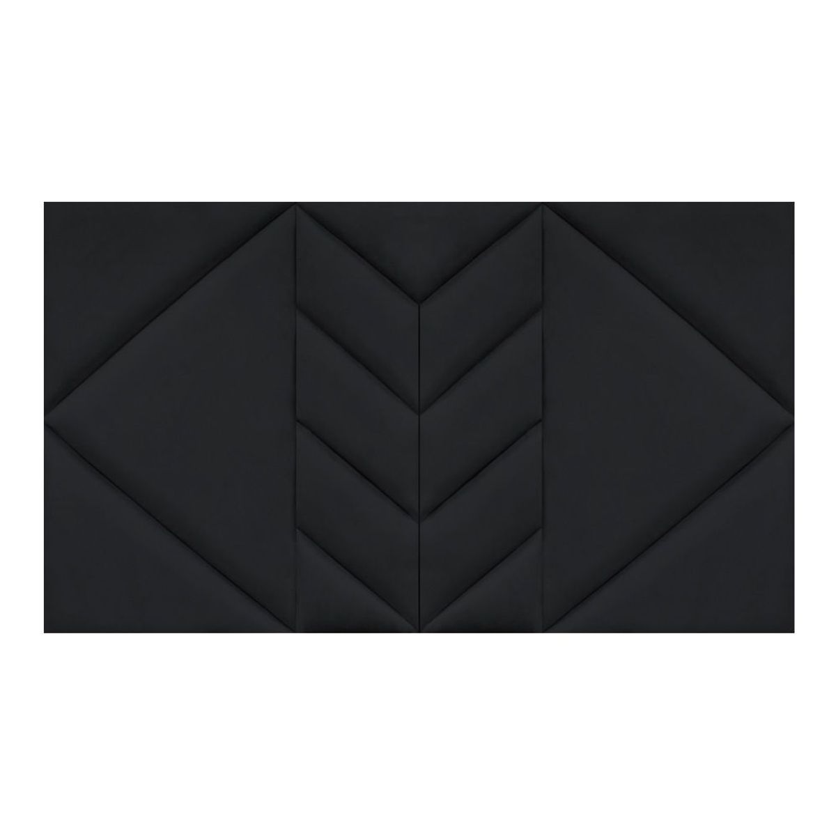 BARAKA HOME - Cabecera Coleo Aerea 1.5 Plz - Negro