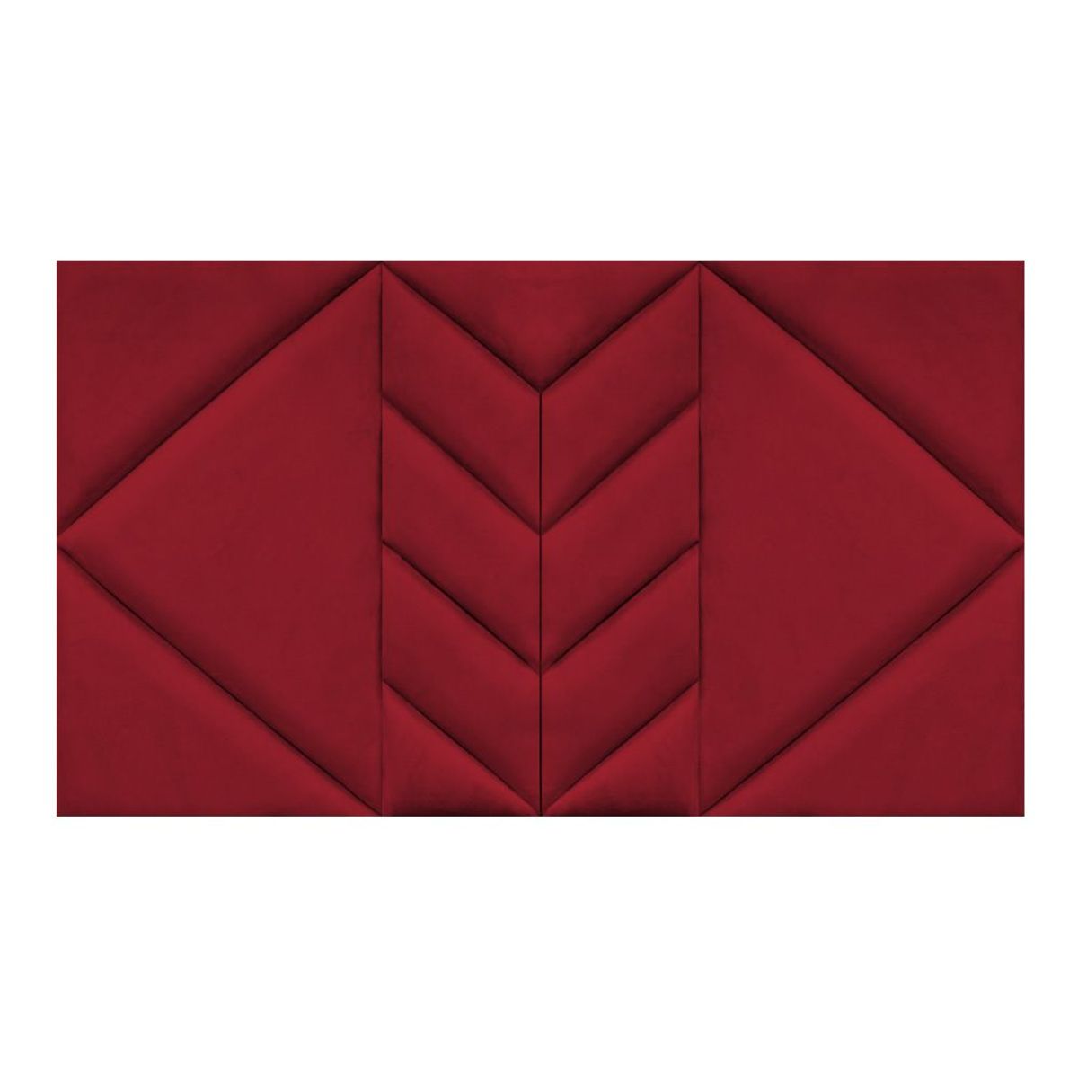 BARAKA HOME - Cabecera Coleo Aerea 1.5 Plz - Rojo