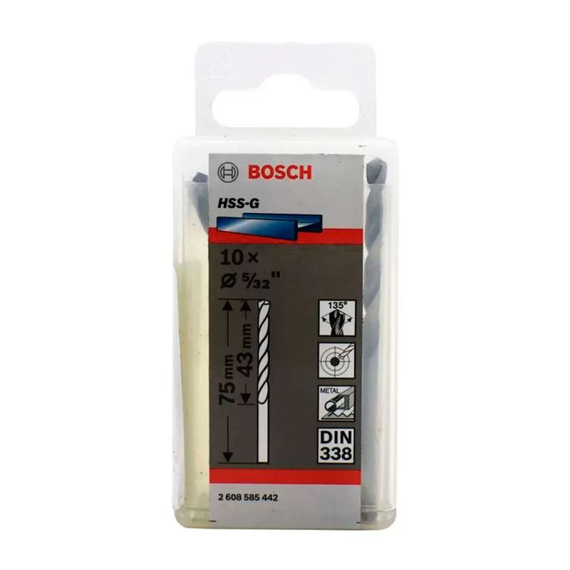 BOSCH - Bosch Broca Metal HSS-G X10U  4.0mm 5/32"