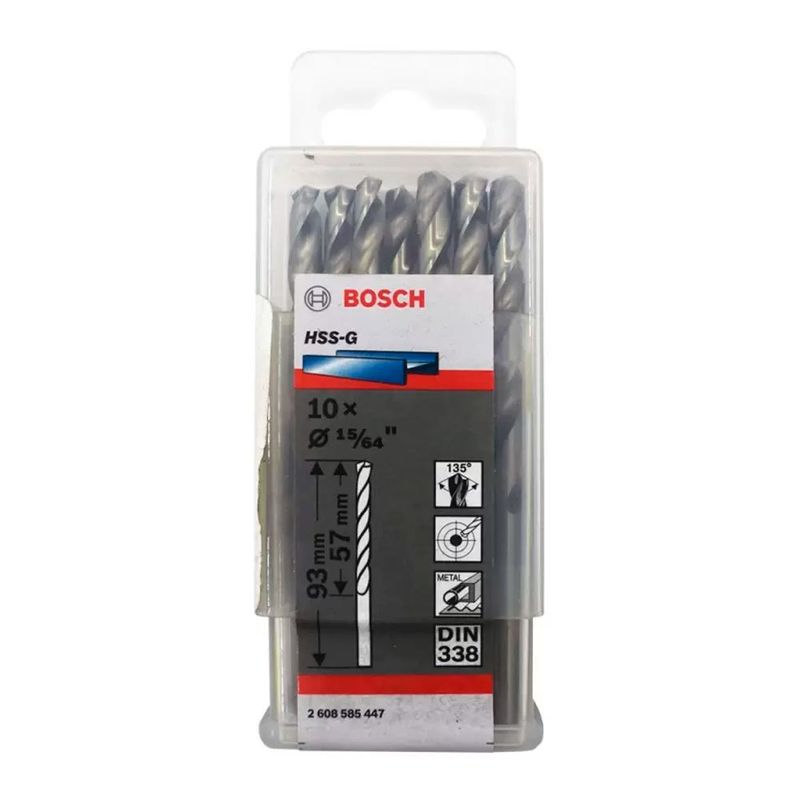 BOSCH - Bosch Broca Metal HSS-G X10U  6.0mm 15/64"