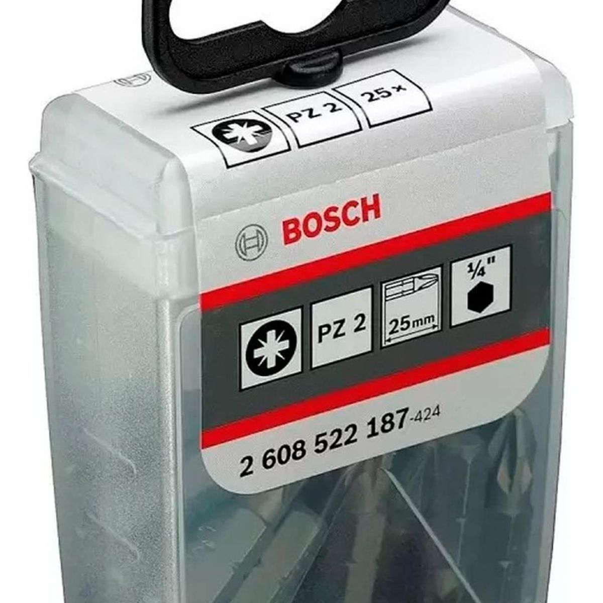 Bosch - Bosch Punta Pozidriv 2X25mm 25 Unidades Caja Plastica