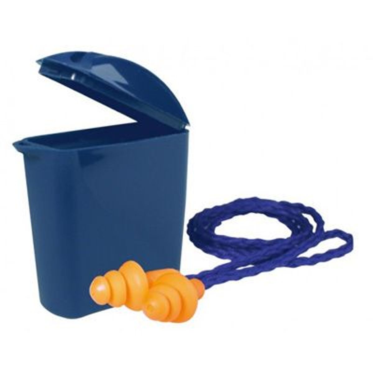 3M - Tapón de Oido Reutilizable con Cordón 24 dB en Caja/Tapa