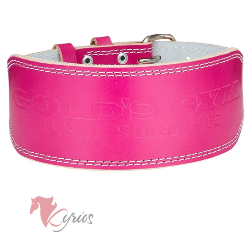 NACIONAL - Correa Rosado Para Gym de Cuero Talla XS