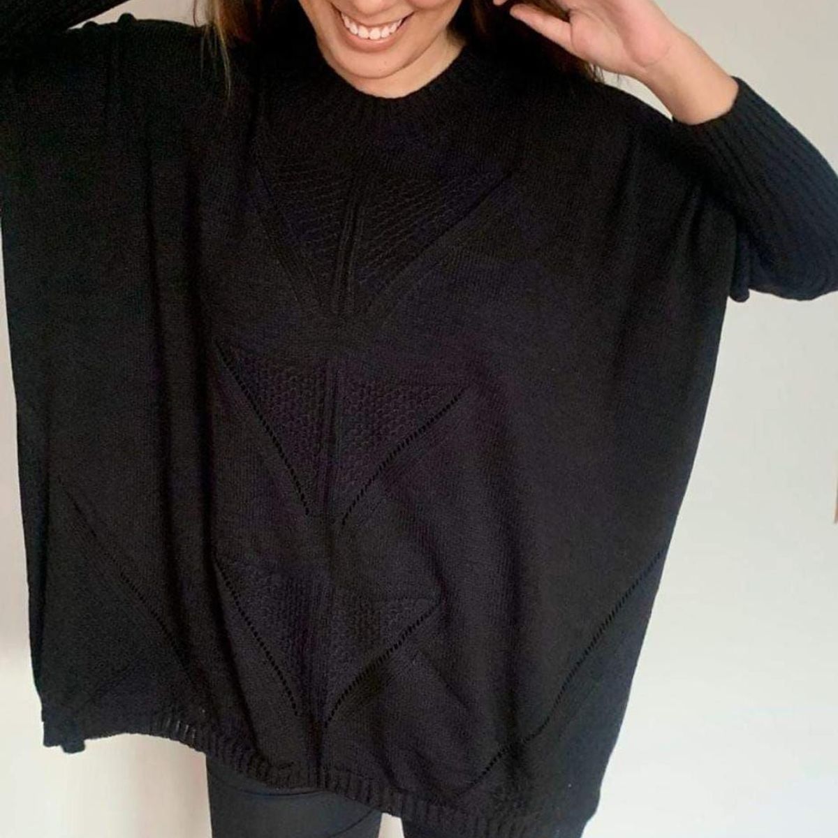 GENERICO - Chompa Cuadrada Mujer