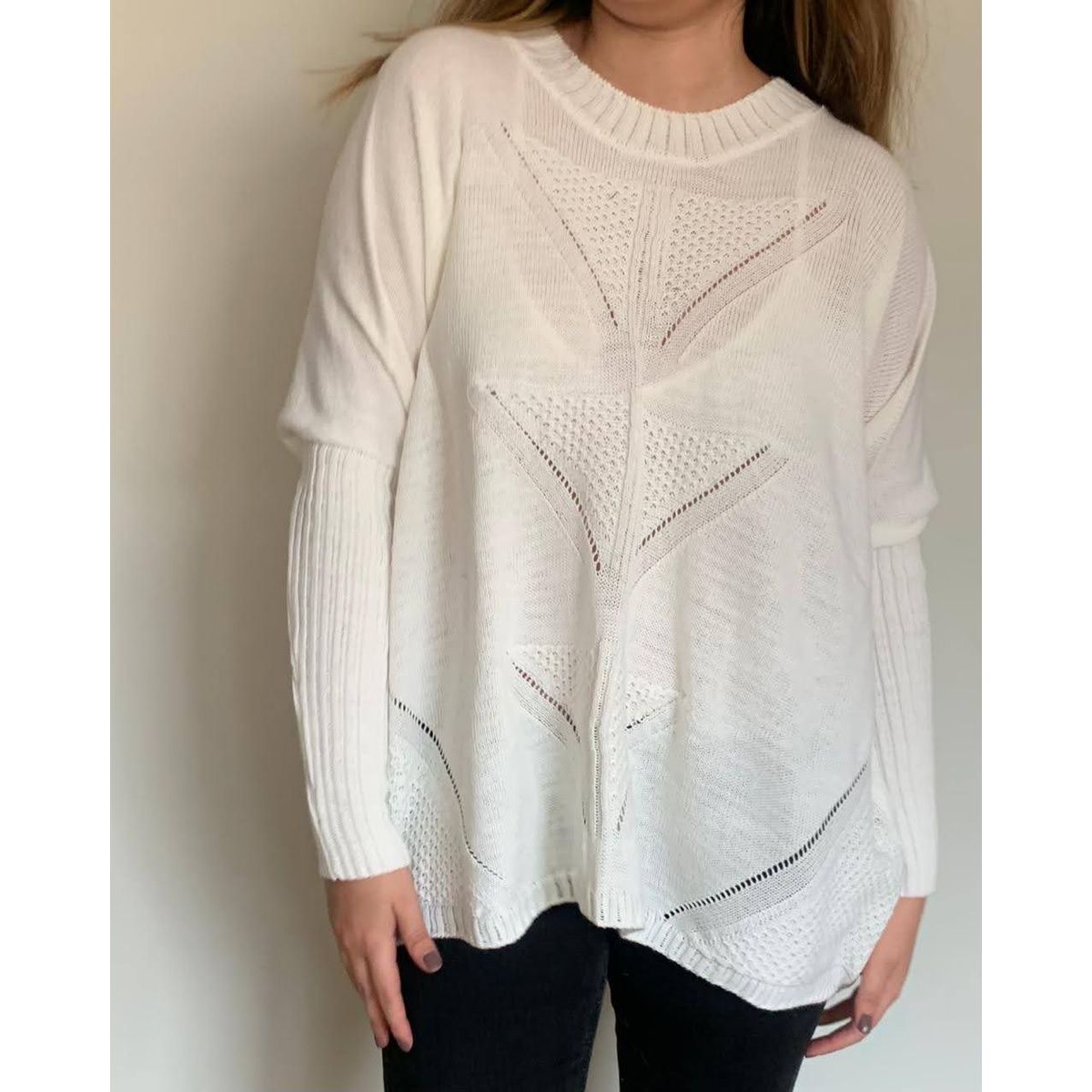 GENERICO - Chompa Cuadrada Mujer