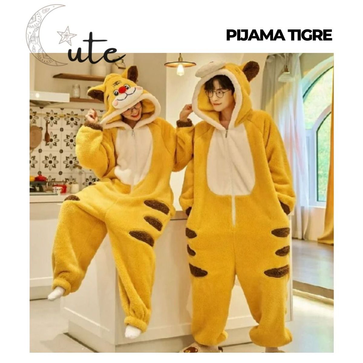 GENERICO - PIJAMA ATERCIOPELADA TIGRE
