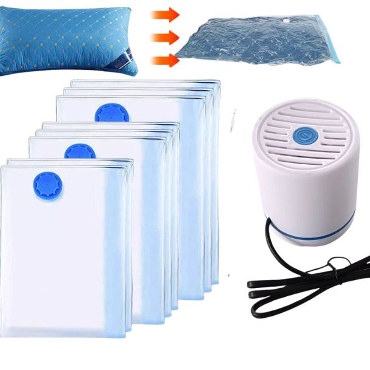 GENERICO - EXTRACTOR DE AIRE PARA BOLSAS AL VACÍO 45W