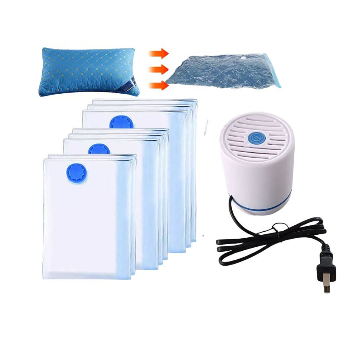 GENERICO - EXTRACTOR DE AIRE PARA BOLSAS AL VACÍO 45W