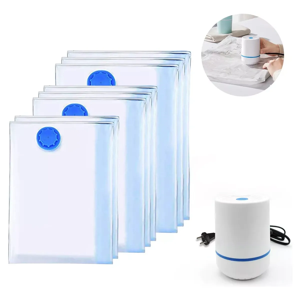 GENERICO - Extractor De Aire Para Bolsas Al Vacío 45W piscina