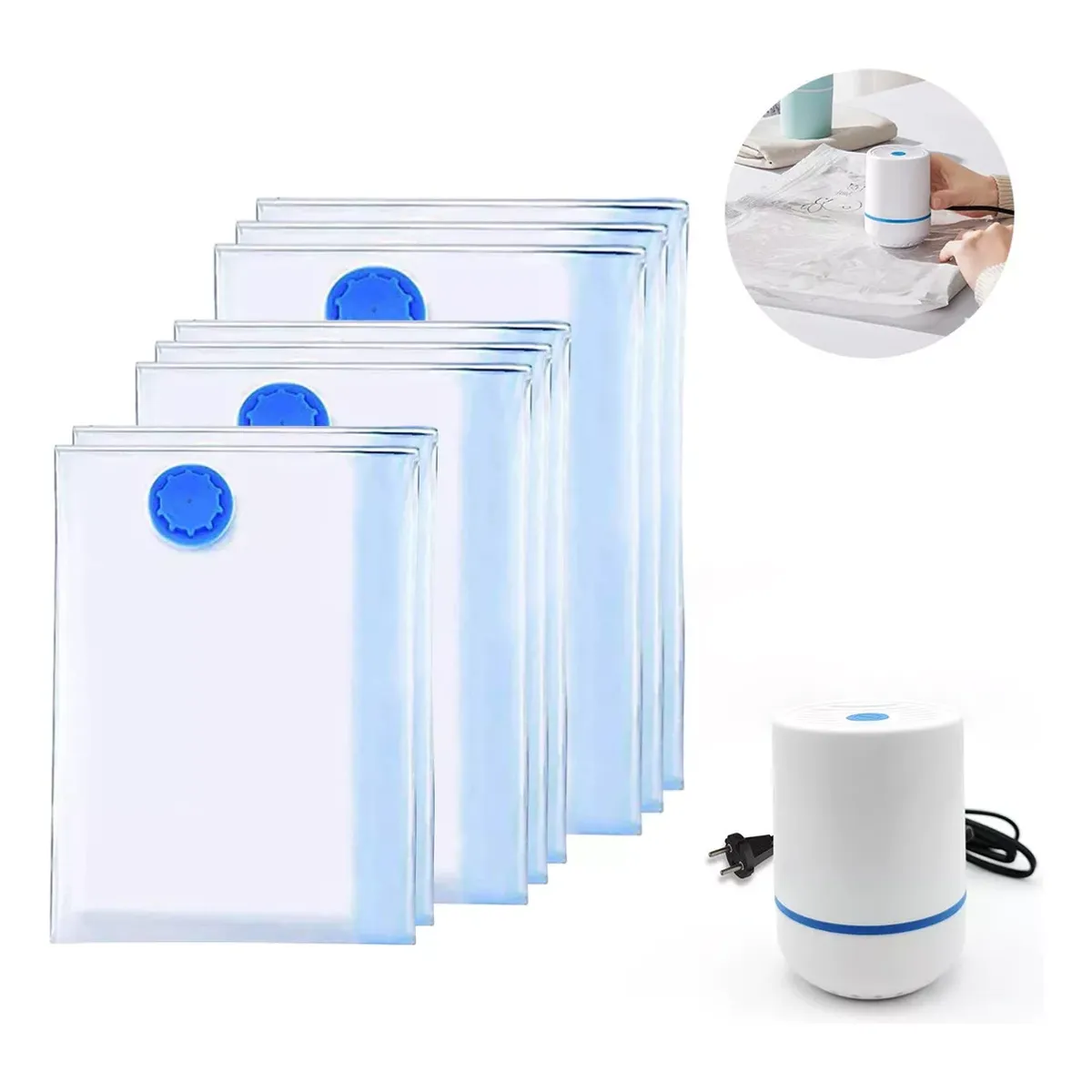 GENERICO - Extractor De Aire Para Bolsas Al Vacío 45W piscina