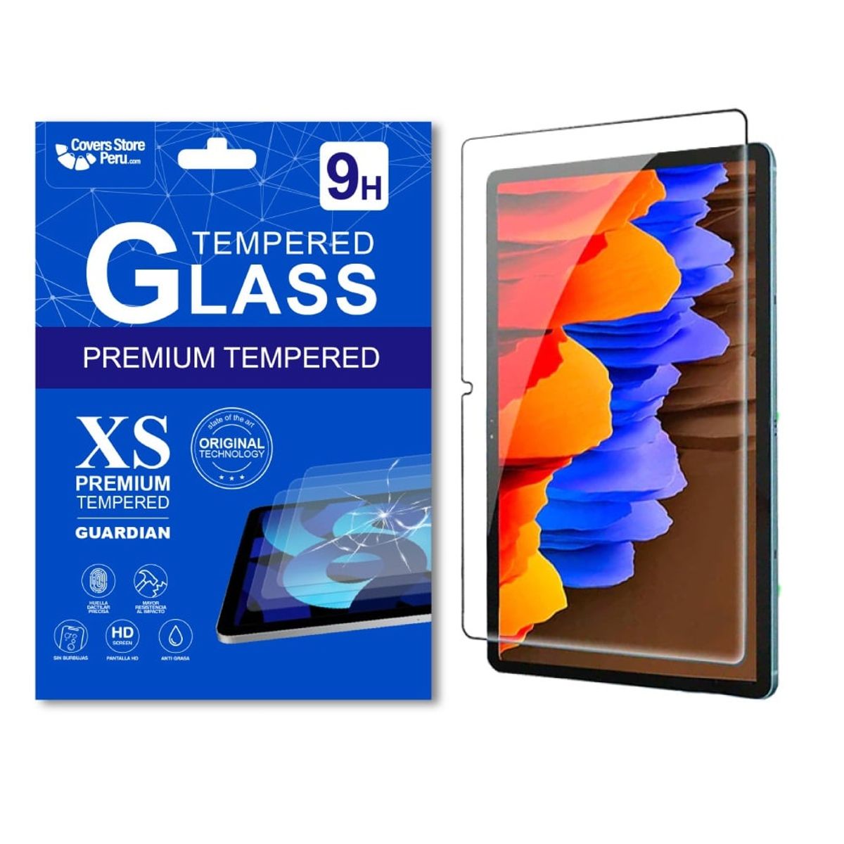 GENERICO - Mica para Samsung Tab S7 11 " - T870 de Vidrio Templado Antishock