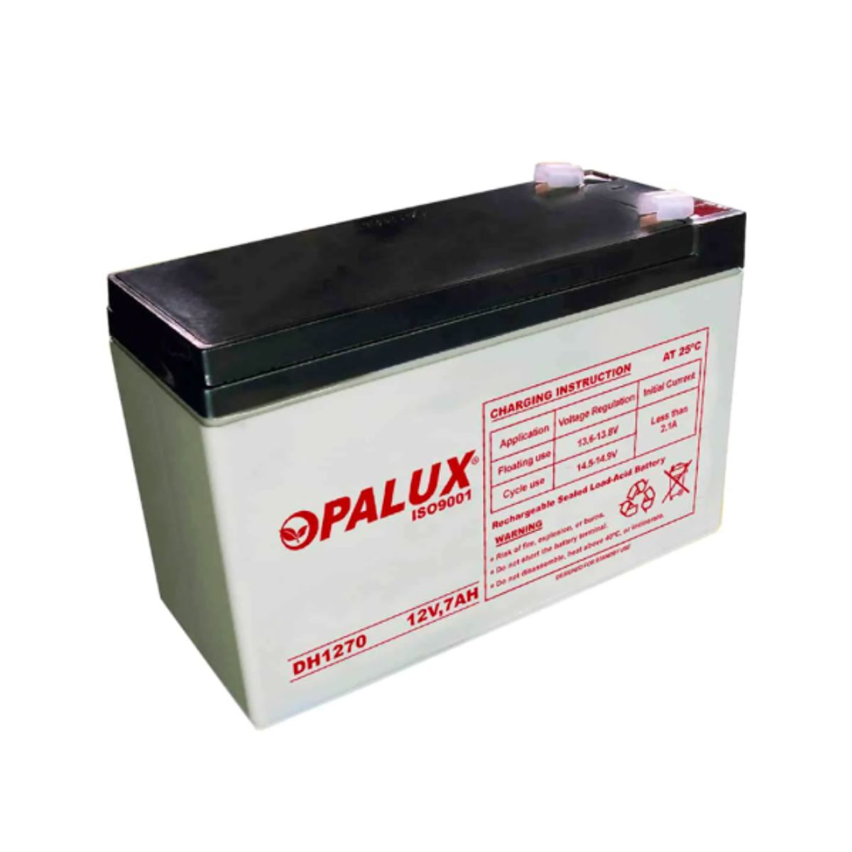 OPALUX - Batería Seca 12V 7AH DH-1270 OPALUX