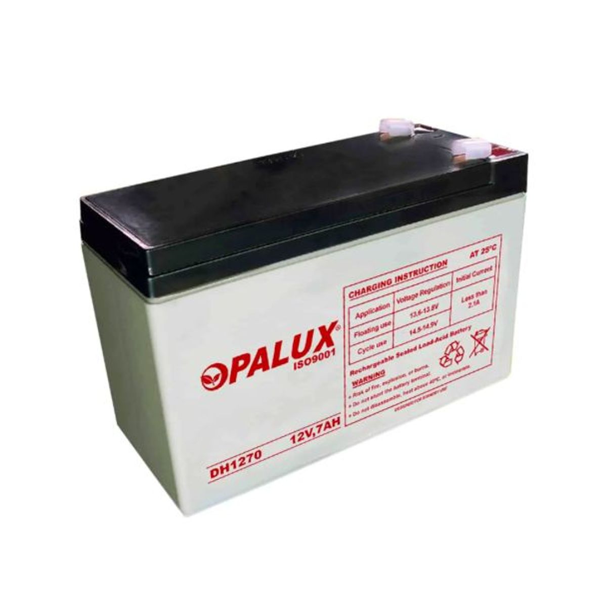 OPALUX - Batería Seca 12V 7AH DH-1270 OPALUX