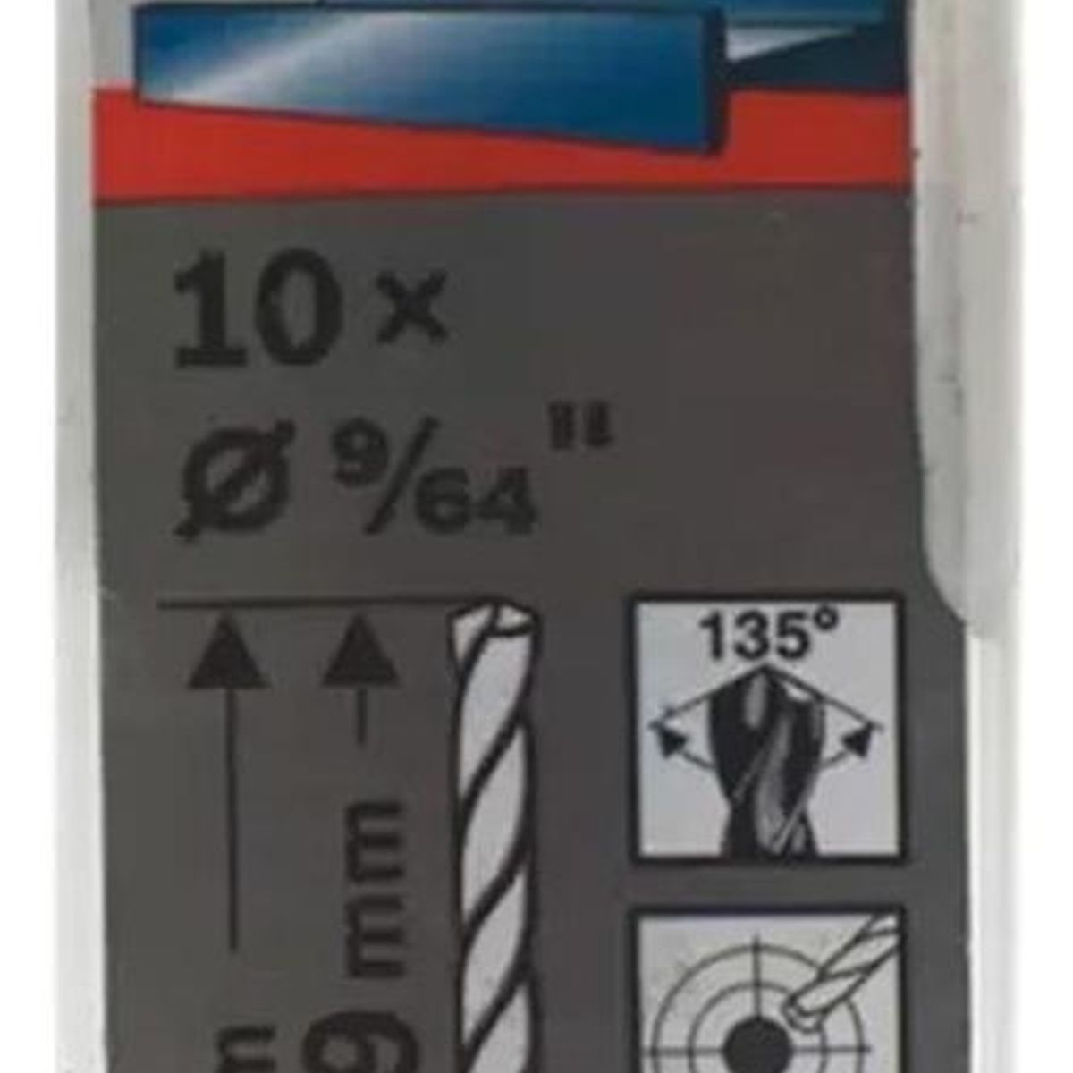 BOSCH - Bosch Broca Metal HSS-G X10U  3.6mm 9/64"