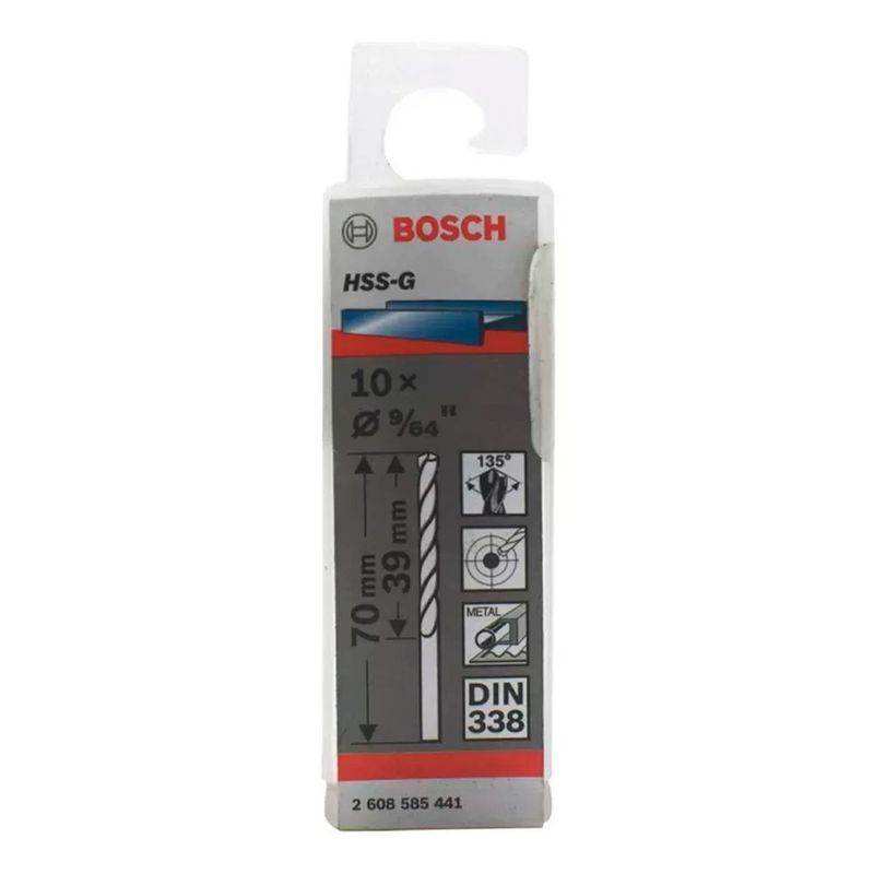 BOSCH - Bosch Broca Metal HSS-G X10U  3.6mm 9/64"