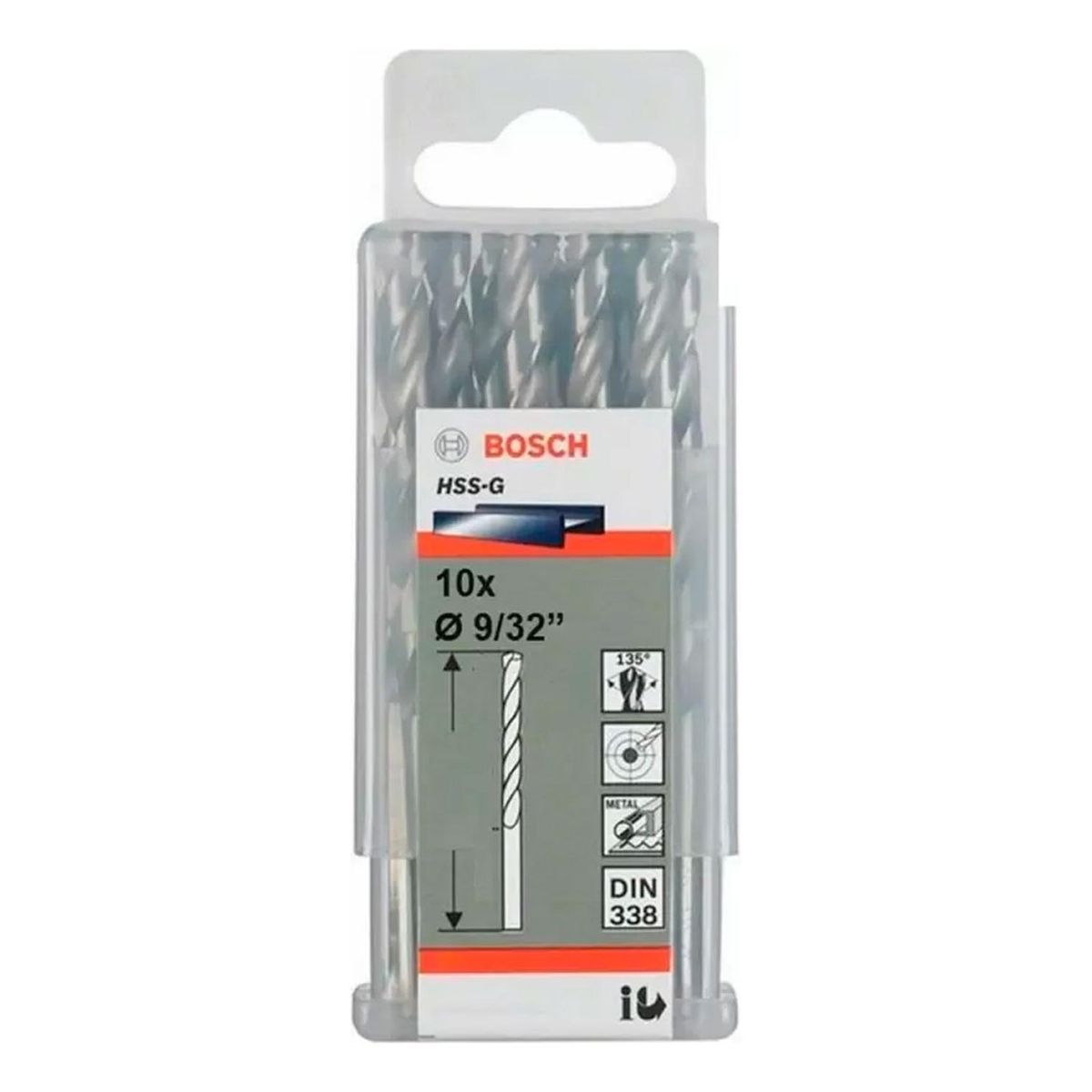 BOSCH - Bosch Broca Metal HSS-G X10U  7.1mm 9/32"