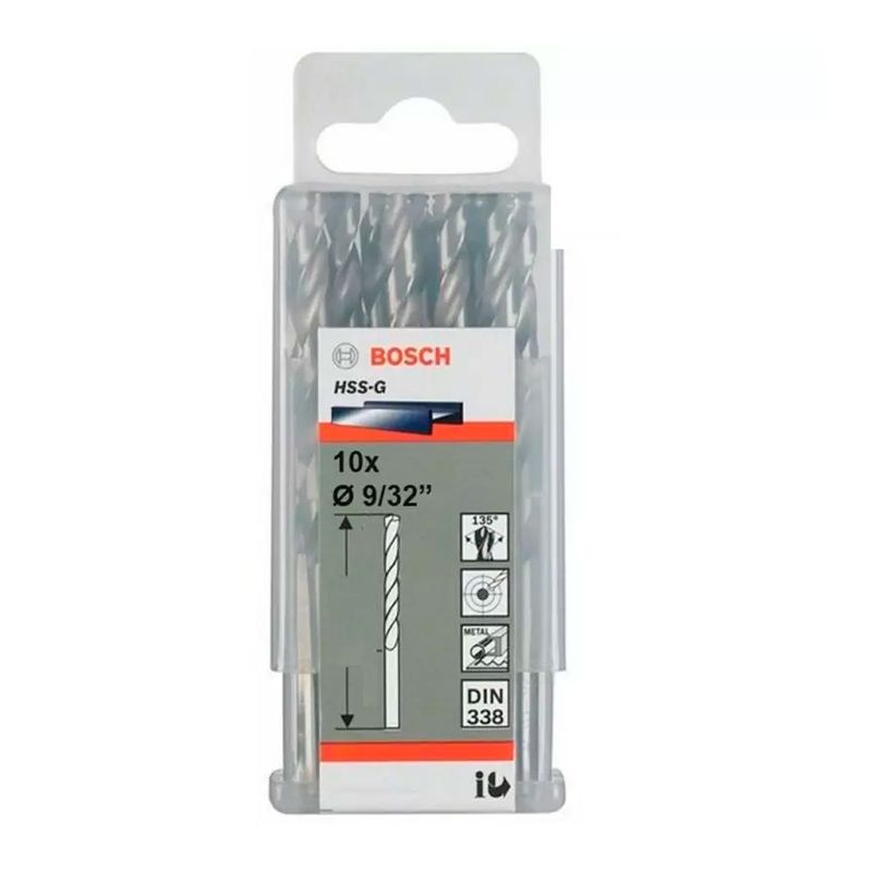 BOSCH - Bosch Broca Metal HSS-G X10U  7.1mm 9/32"