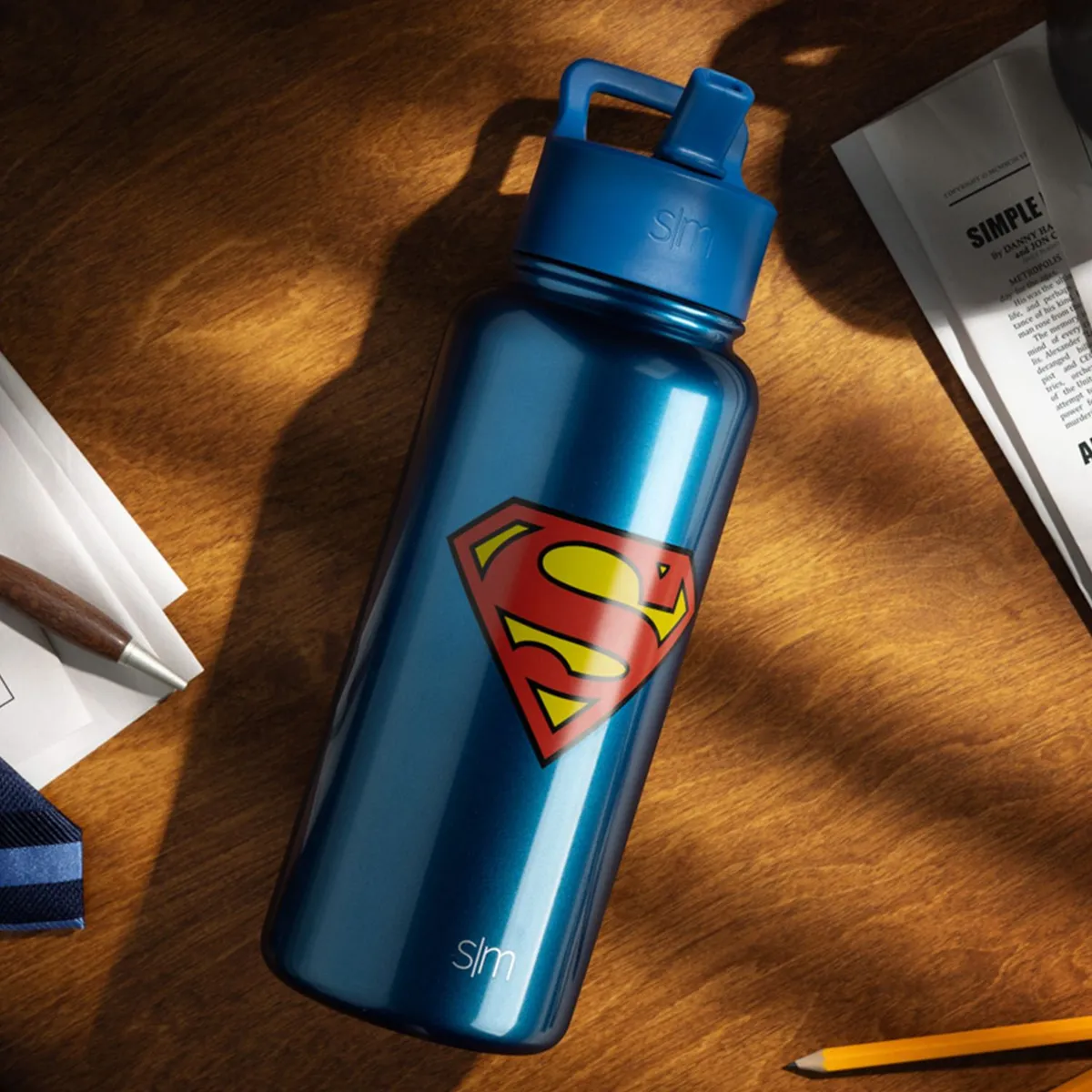 SIMPLE MODERN - Botella Térmica De Acero Inoxidable Tomatodo Superman