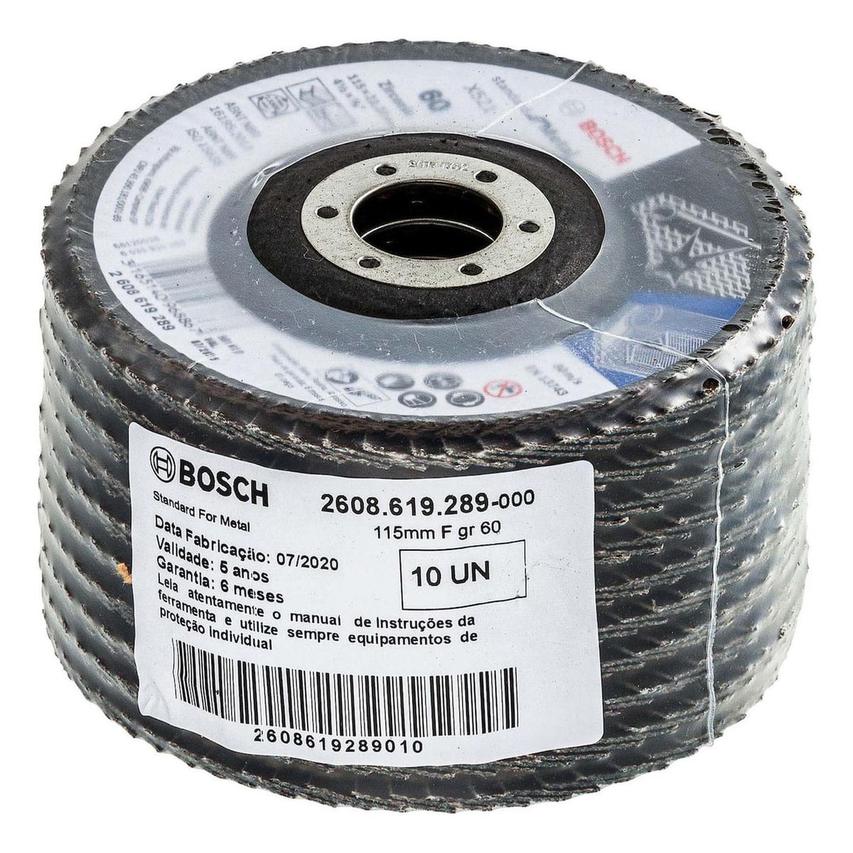 BOSCH - Bosch Disco Flap ECO Inox Metal 115mm Gr60 Curvo Fibra