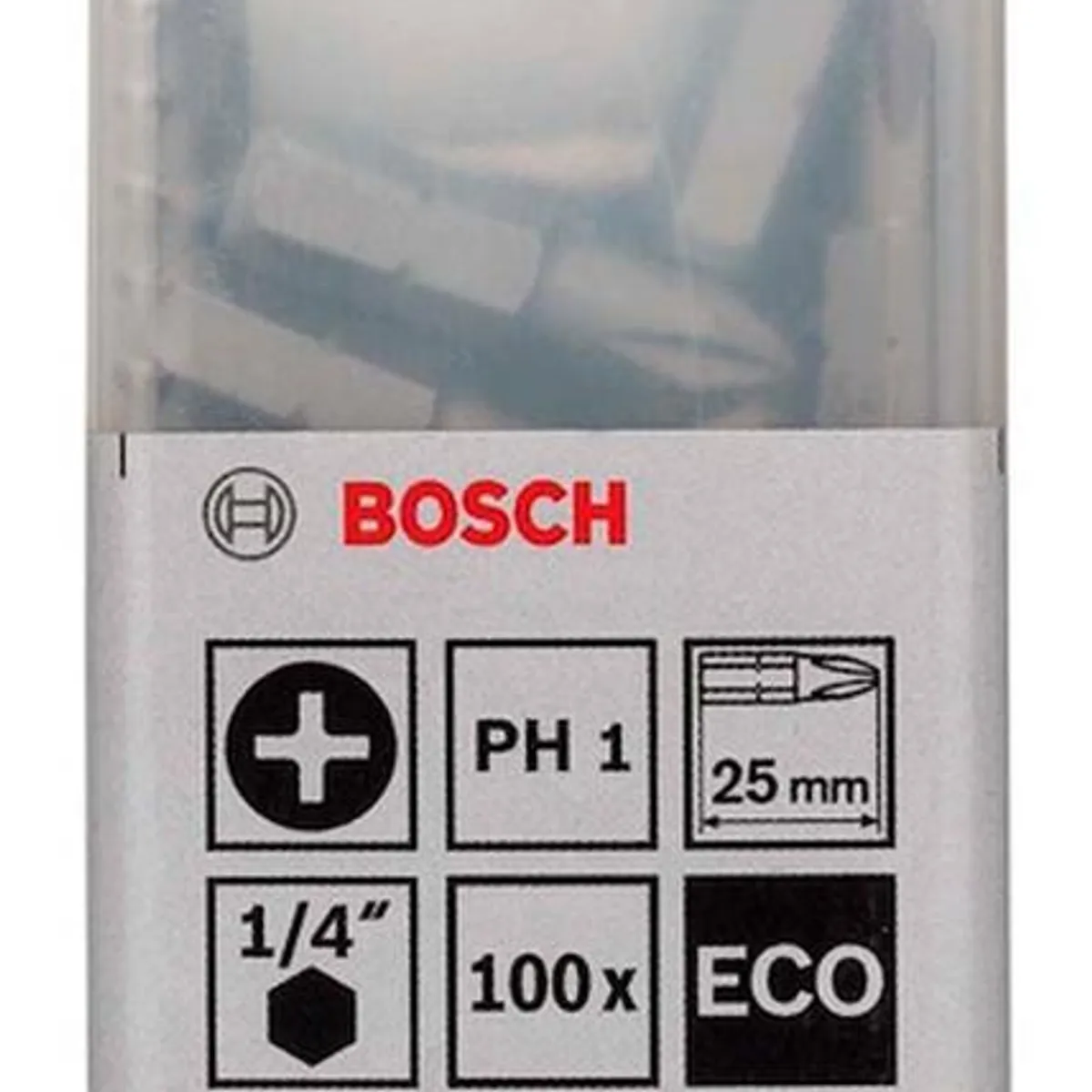 Bosch - Bosch Punta Phillips 1X25mm 100 Unidades Caja Plastica