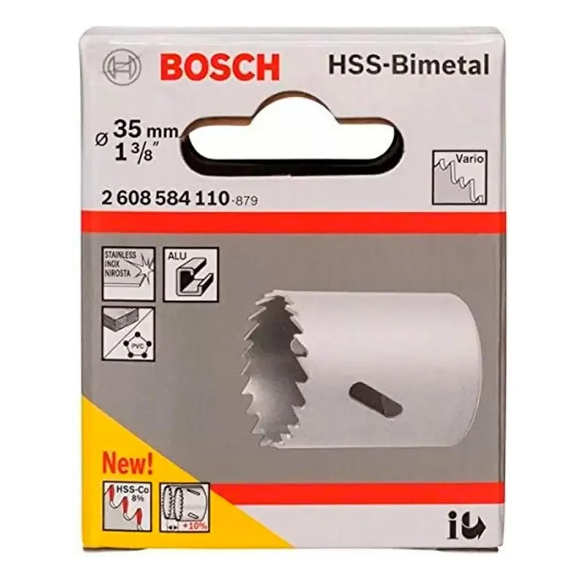 Bosch - Sierra Bosch Copa Cobaltada Bimetal 35mm  1.3/8"