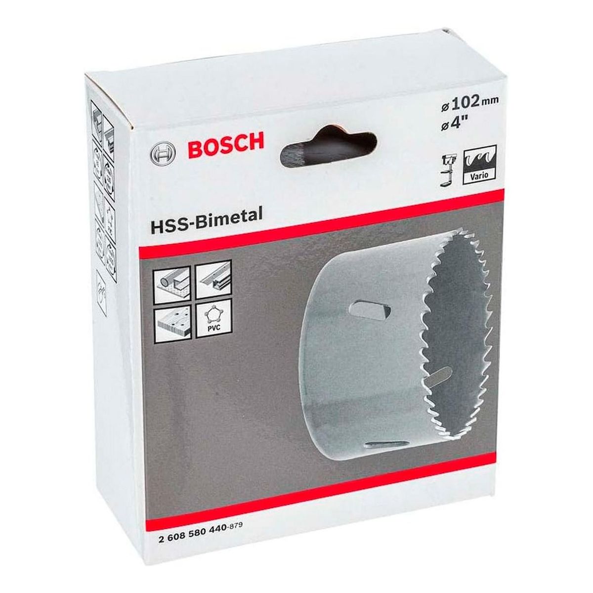 BOSCH - Sierra Copa Bimetal 102mm  4"