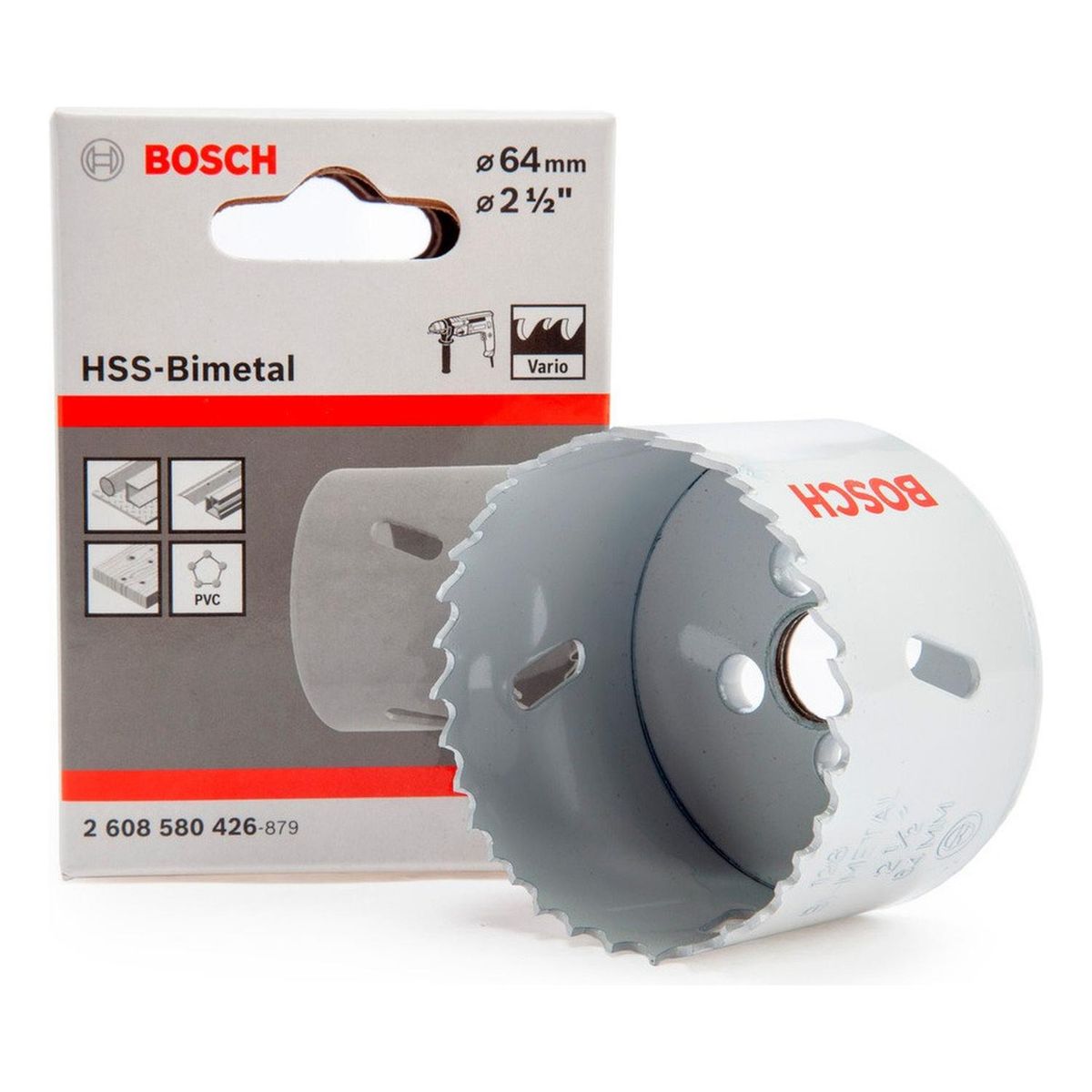 BOSCH - Sierra Copa Bimetal 64Mm  2-1/2"