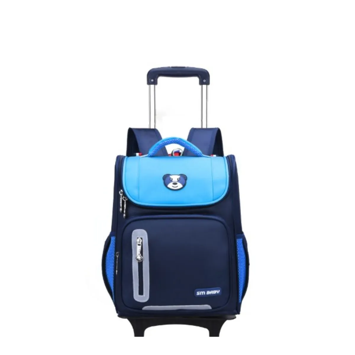 GENERICO - Mochila Escolar para Niños Con Ruedas Modelo Osito Kids