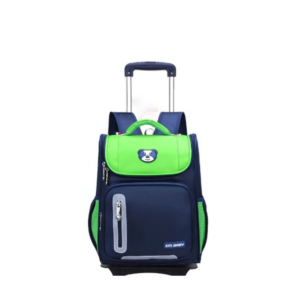 GENERICO - Mochila Escolar para Niños Con Ruedas Modelo Osito Kids