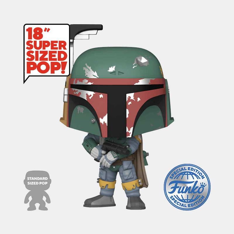 FUNKO - FUNKO POP MEGA 18: STAR WARS - BOBA FETT - 46 CENTIMETROS