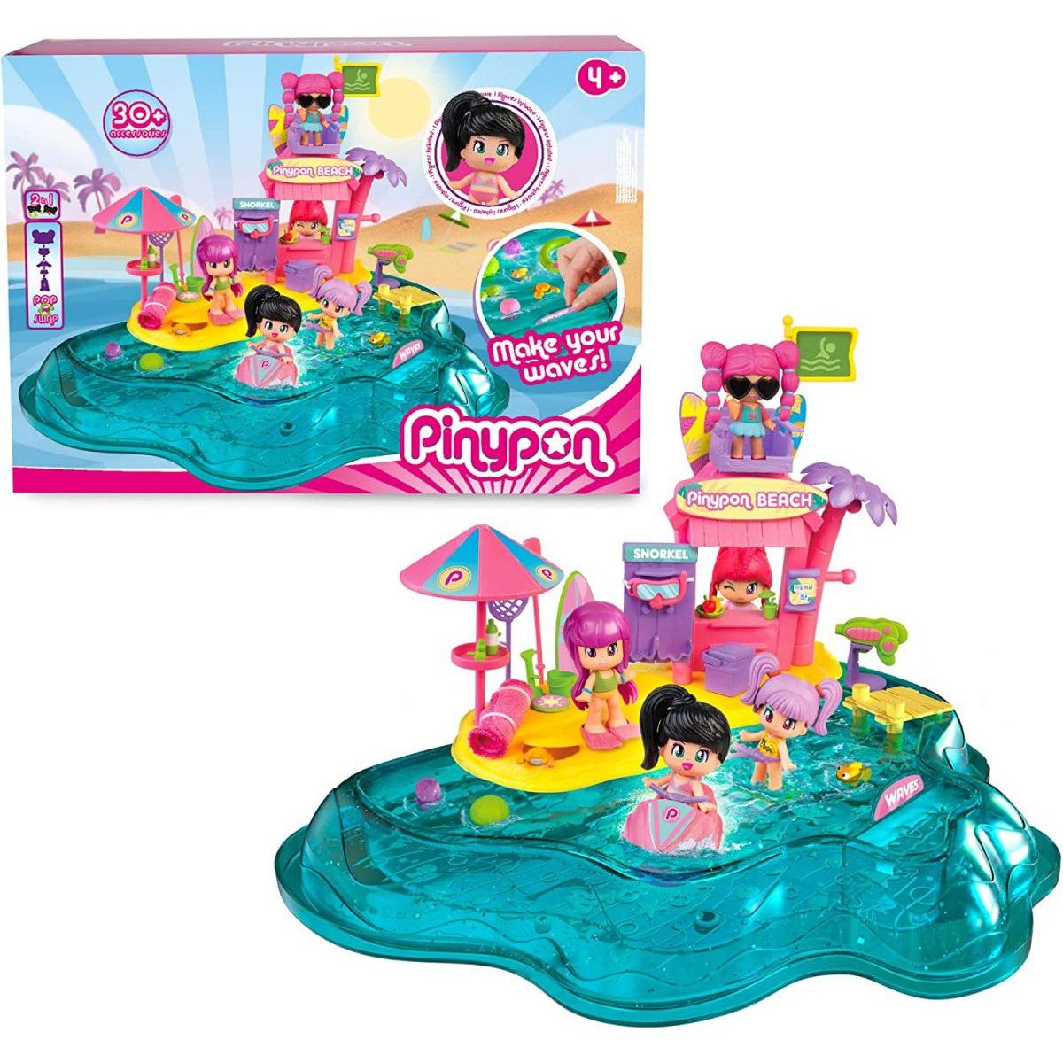 PINYPON - Juguete Muñeca Pinypon Playset Playa