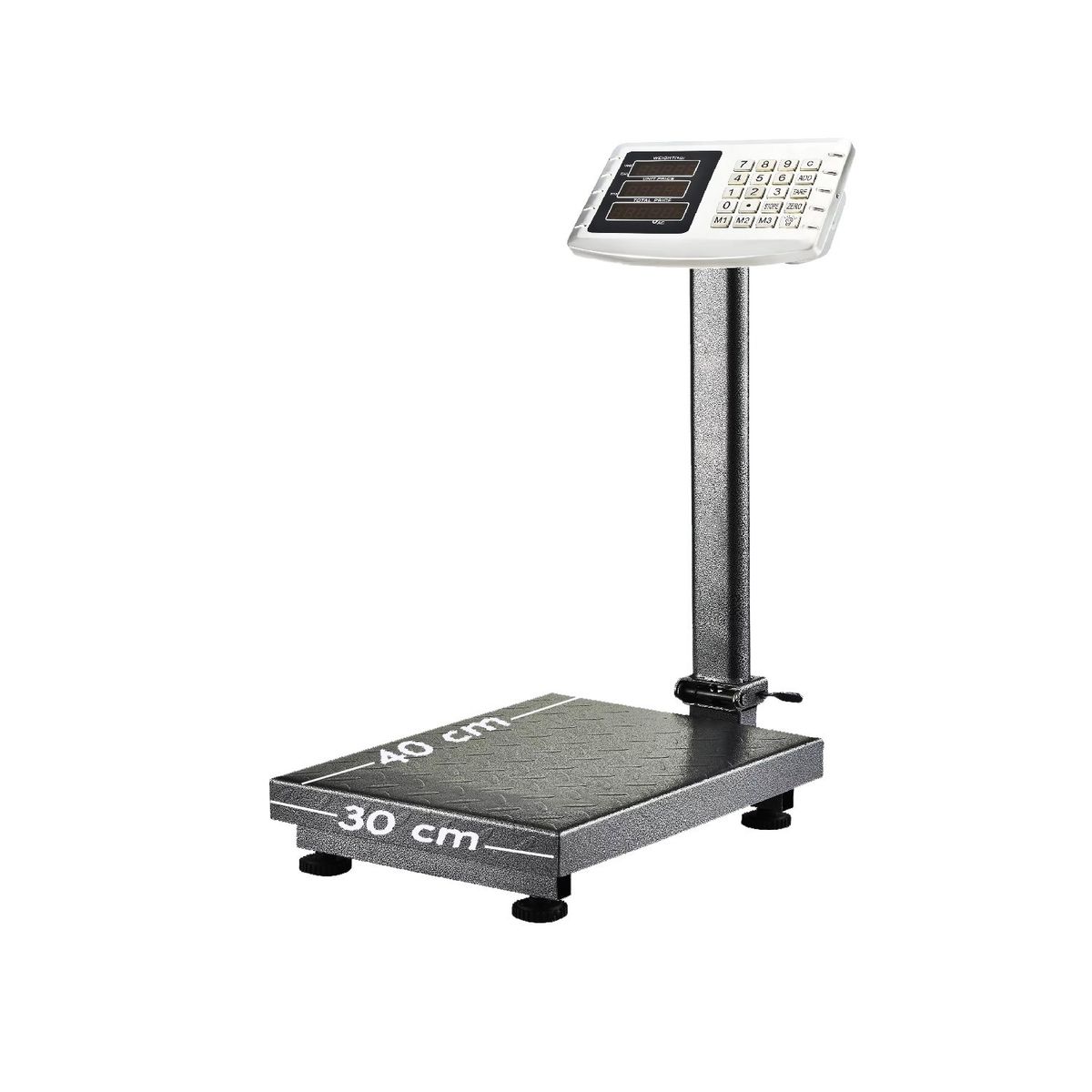 GENERICO - Balanza Industrial 150 Kg con Plataforma HPC-150K Teclado de Acero