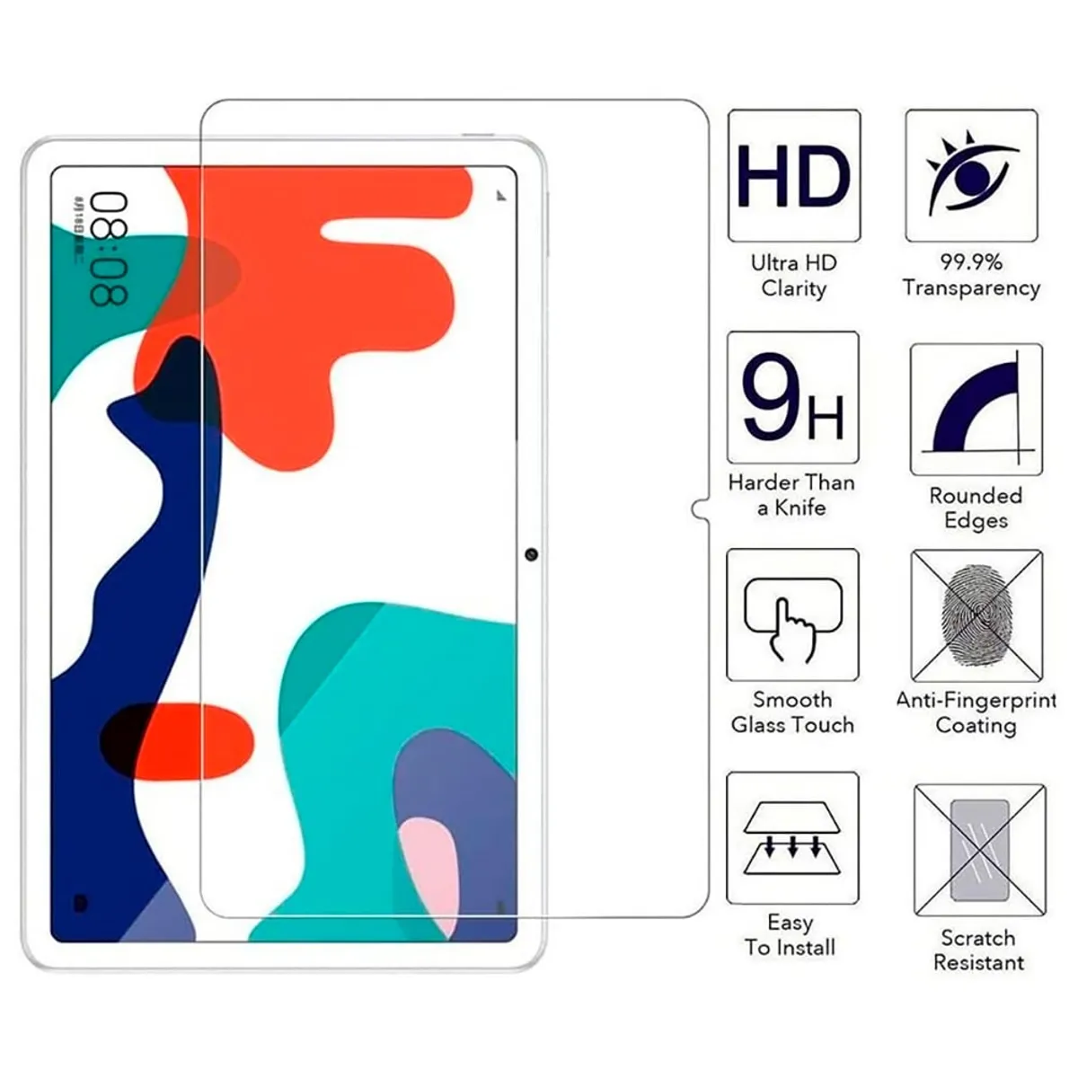 GENERICO - Mica para Huawei MatePad 10.4 " - 53011UDN de Vidrio Templado