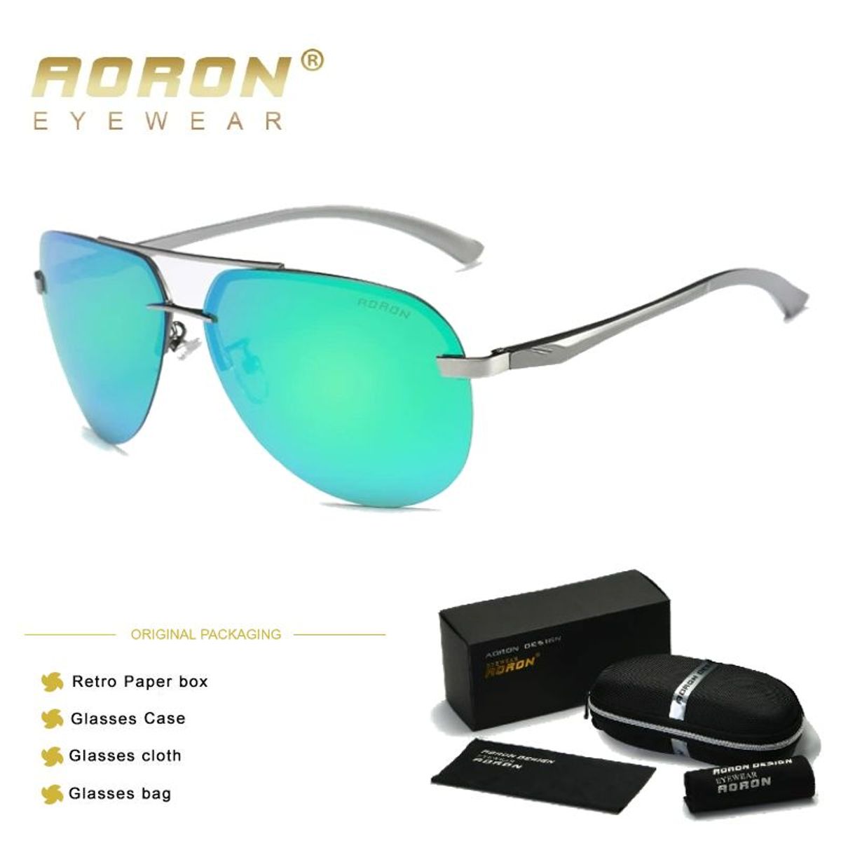 GENERICO - ¡¡¡  LENTES DE SOL AORON  INFINITY - POLARIZADOS UV400