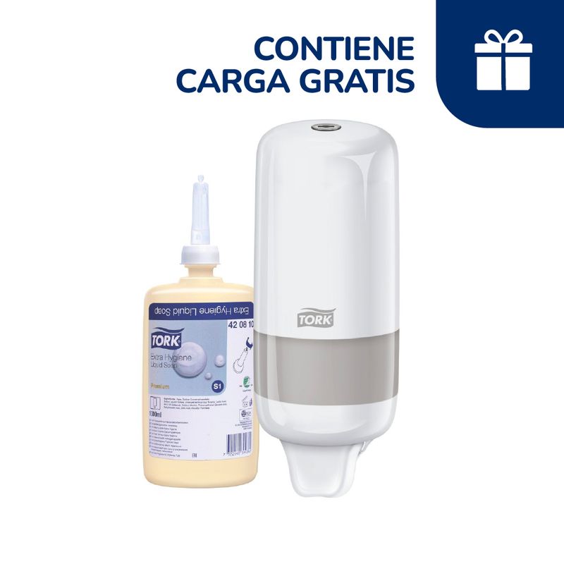 TORK - Dispensador Jabón Líquido Tork + Carga Gratis