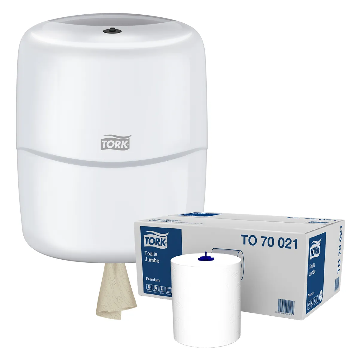 TORK - Dispensador Toalla de Mano Precortada Tork + Carga Gratis