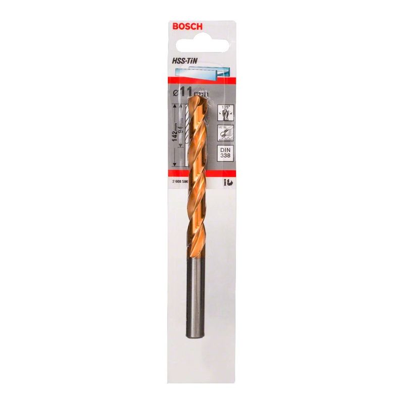 BOSCH - Broca Hss-Tin 11Mm