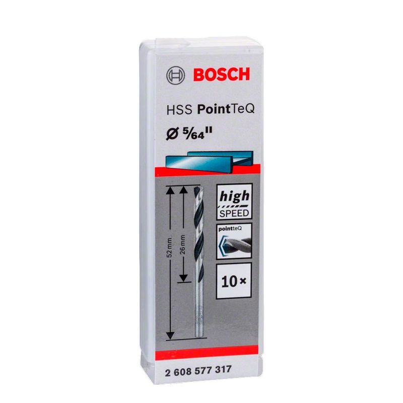 BOSCH - Bosch Broca Metal HSS PointTeQ CjaX10  5/64"
