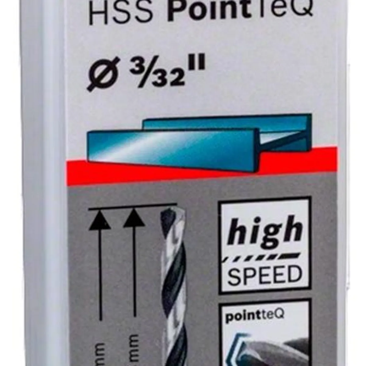 BOSCH - Bosch Broca Metal HSS PointTeQ CjaX10  3/32"