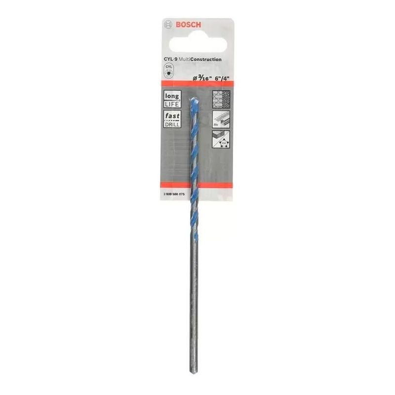 BOSCH - Bosch Broca Multiconstruction CYL-9  3/16"X4"X6"