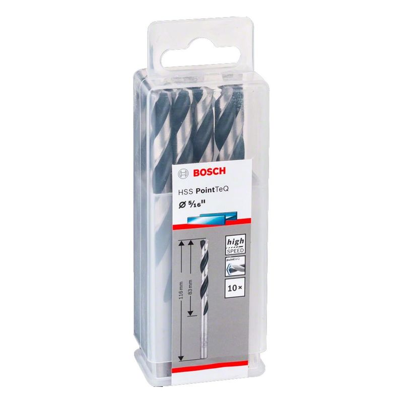 BOSCH - Bosch Broca Metal HSS PointTeQ CjaX10  5/16"