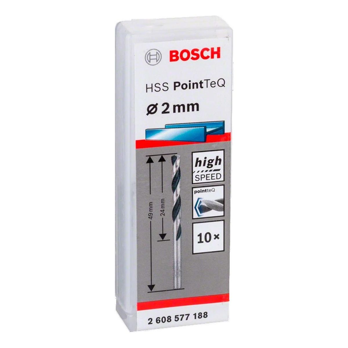 BOSCH - Broca Metal Hss Pointteq Cjax10 20Mm