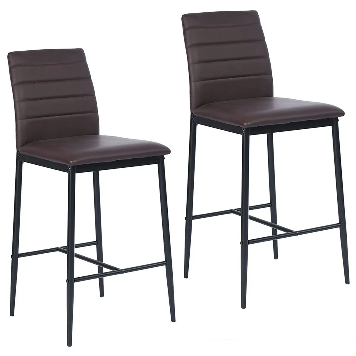 NOVAHUS - Set x 2 Bancos de Bar Boston Café