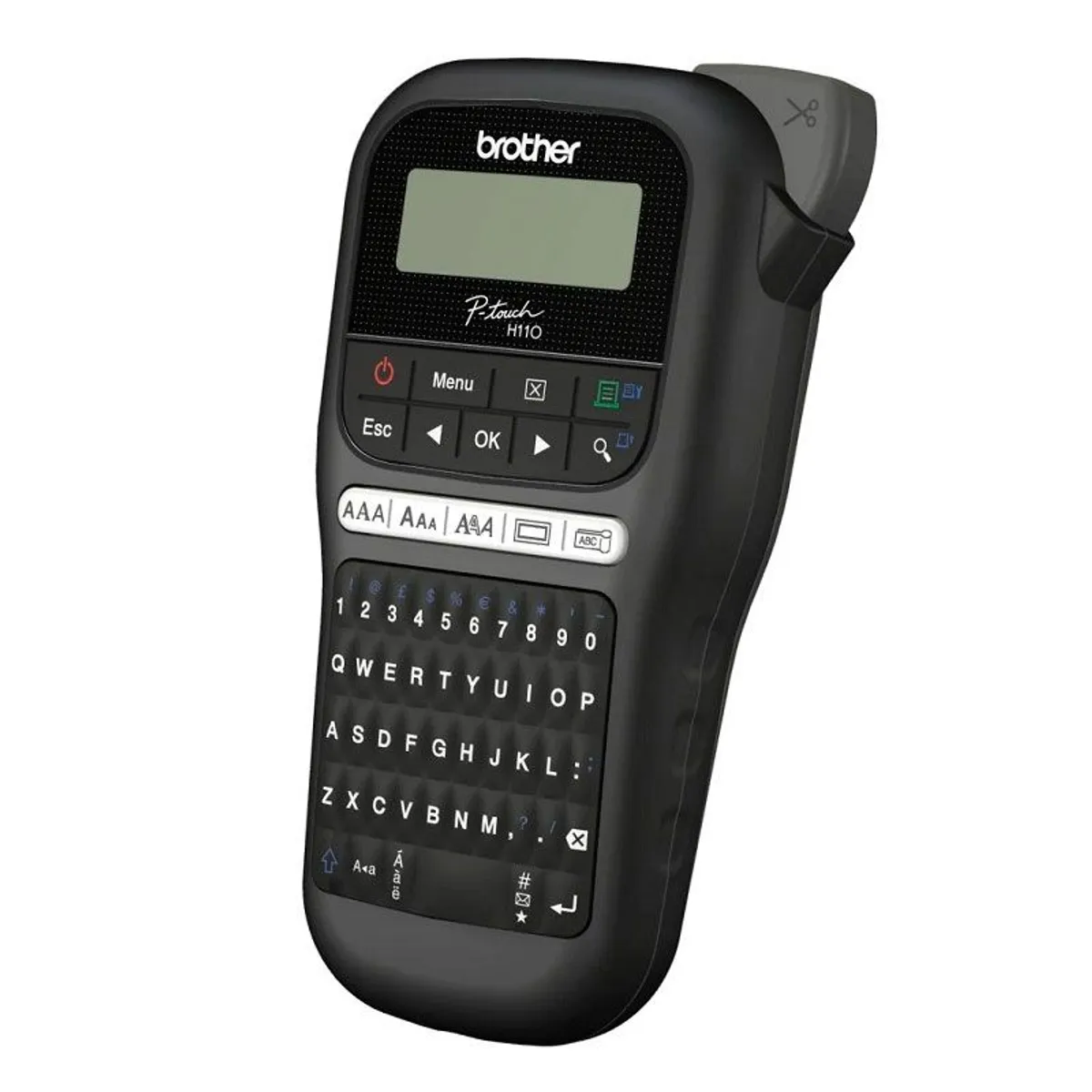 BROTHER - Rotuladora Brother PT-H110 Portátil Negro de Fácil Uso