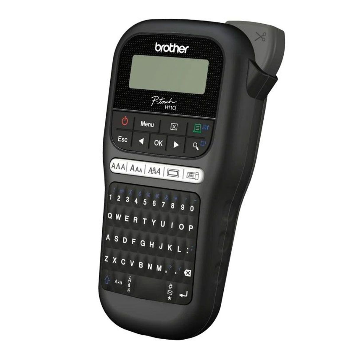 BROTHER - Rotuladora Brother PT-H110 Portátil Negro de Fácil Uso