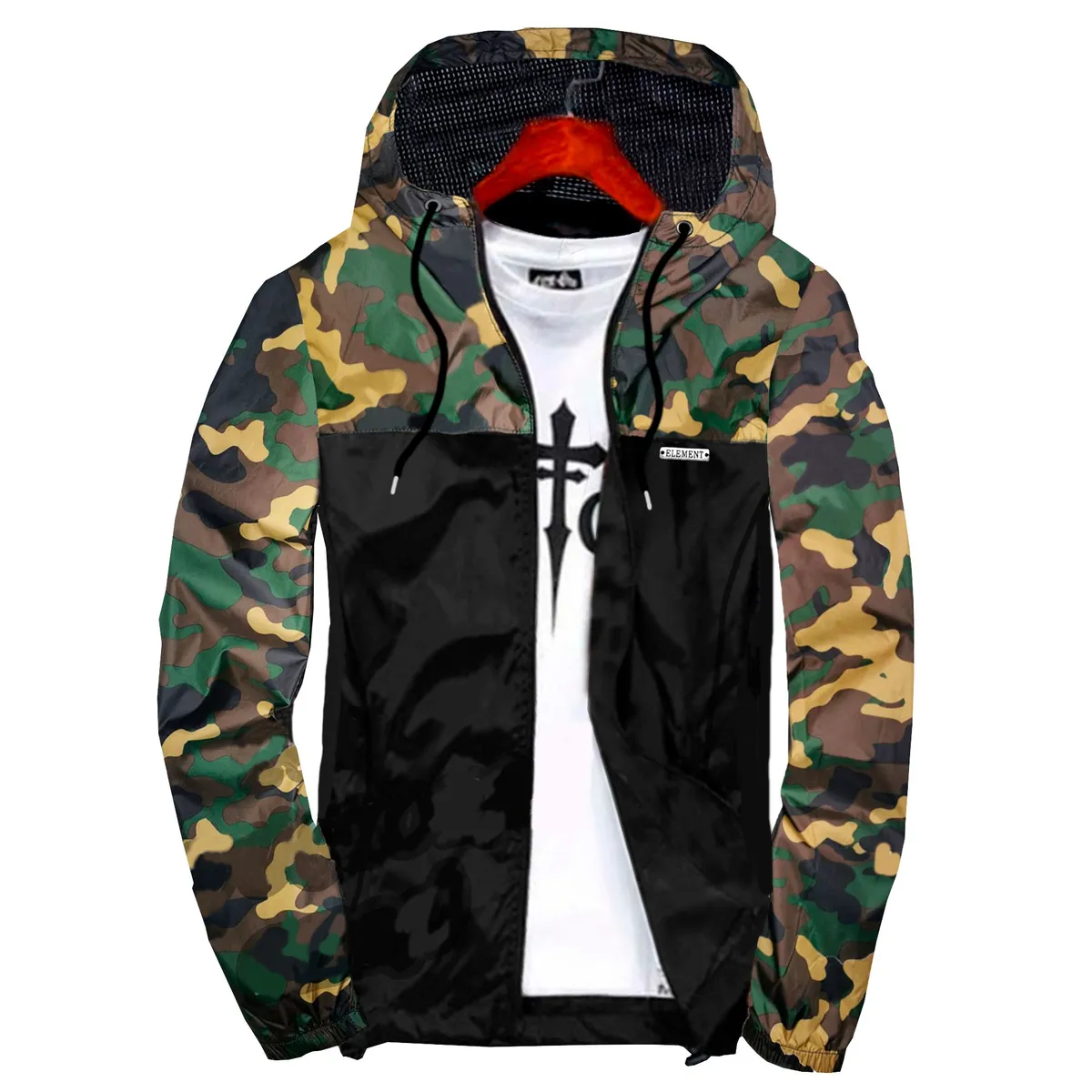 ELEMENT SPECIAL EDITION - CASACA CORTAVIENTO CAMUFLADO PARA HOMBRE