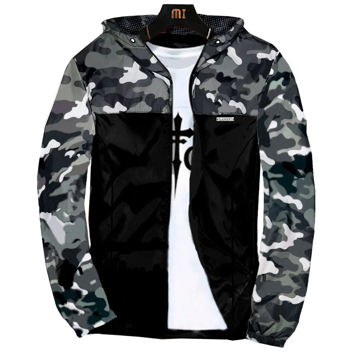 ELEMENT SPECIAL EDITION - CASACA CORTAVIENTO CAMUFLADO PARA HOMBRE