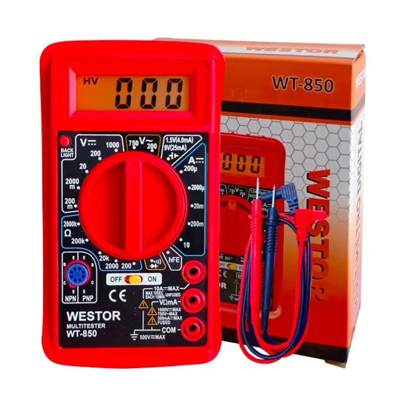 WESTOR - Multímetro Digital WT-850 WESTOR